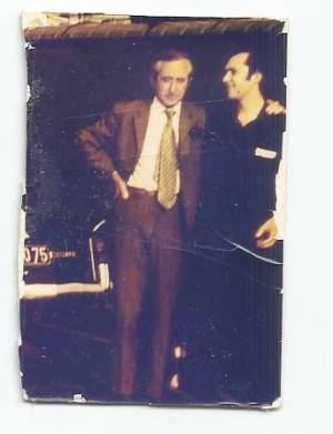 Con su sobrino Santiago Real de Azúa